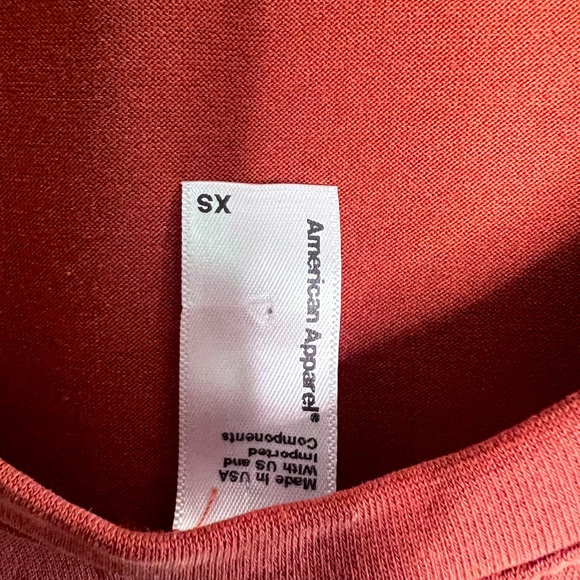 American Apparel Brushed Jersey Open Back Oversized Shirt - Picture 3 of 5